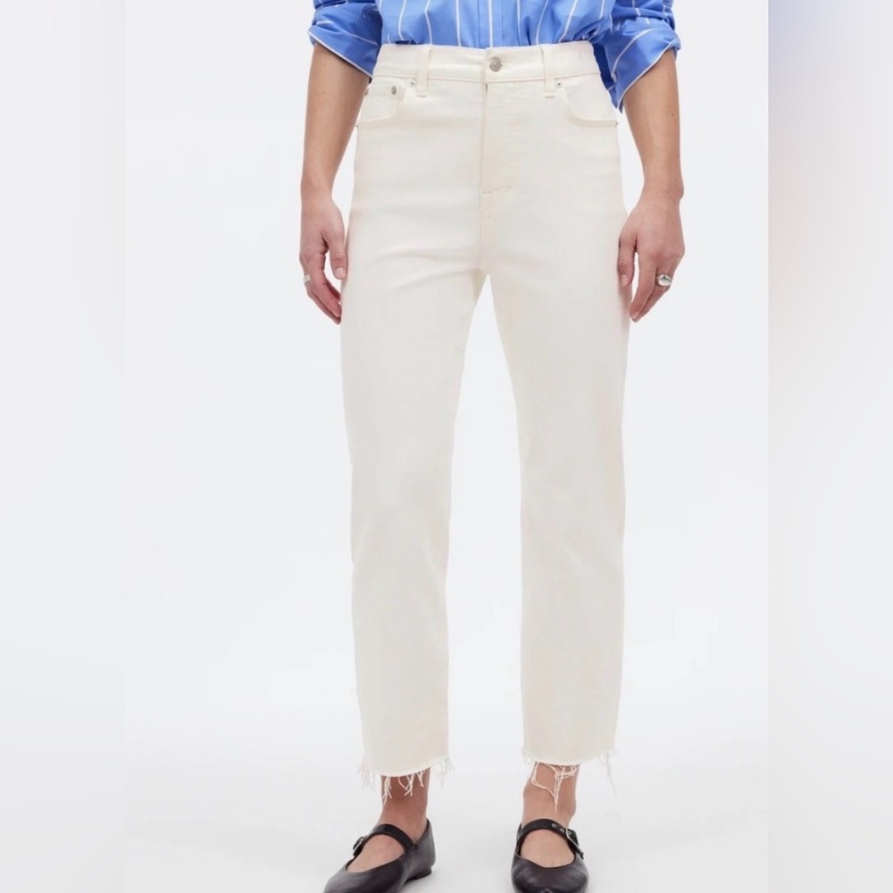 Madewell Cream Ankle & Cropped Jeans